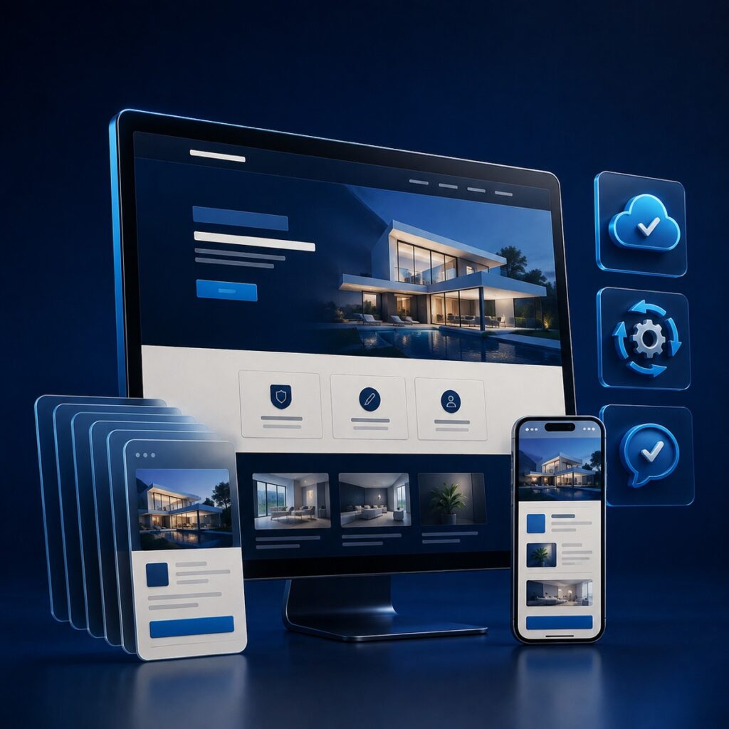 site professionnel accompagné